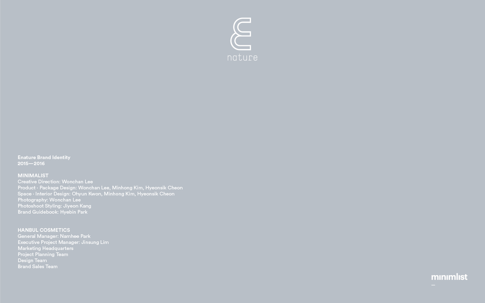 E NATURE — 1
